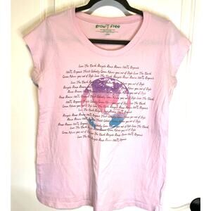 Grow Free Maternity tshirt organic cotton size large